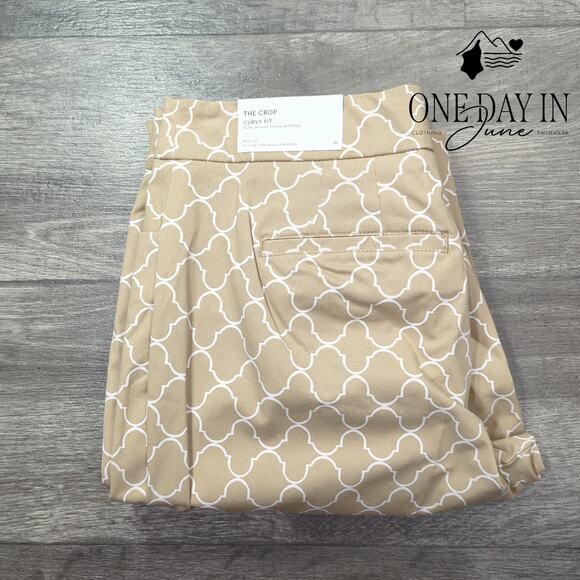 Ann Taylor The Crop Curvy Fit Pants Size 10 - Picture 7 of 7